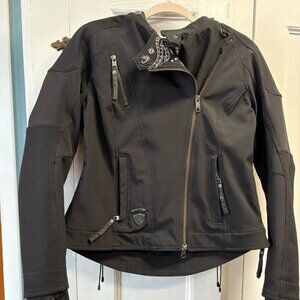 Women's Harley Davidson Cloth Jacket with Fun Details - like new